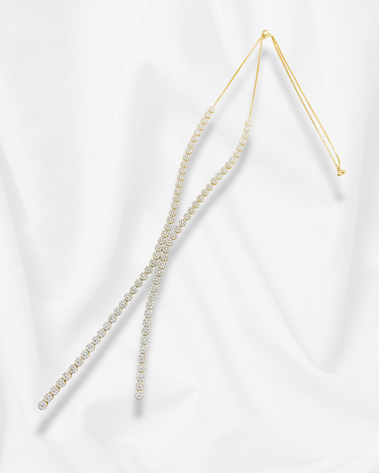 FLORIA ADJUSTER NECKLACE｜DOUBLE LINE(フロリア アジャスターネックレス | ダブルライン)