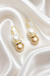 BI-COLOR LONG PEARL EARRINGS（バイカラーパールピアス）