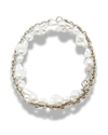 BAROQUE PEARL & CHAIN NECKLACE