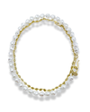 BAROQUE PEARL & CHAIN NECKLACE