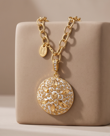 SUN CATCHER SWAROVSKI PENDANT  （サンキャッチャースワロフスキー ペンダント）| L size