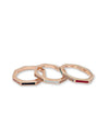 LAYERED COLOR RING SET（レイヤードカラ—リングセット）