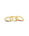 LAYERED COLOR RING SET（レイヤードカラ—リングセット）