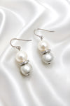 BI-COLOR LONG PEARL EARRINGS（バイカラーパールピアス）
