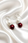 BI-COLOR LONG PEARL EARRINGS（バイカラーパールピアス）