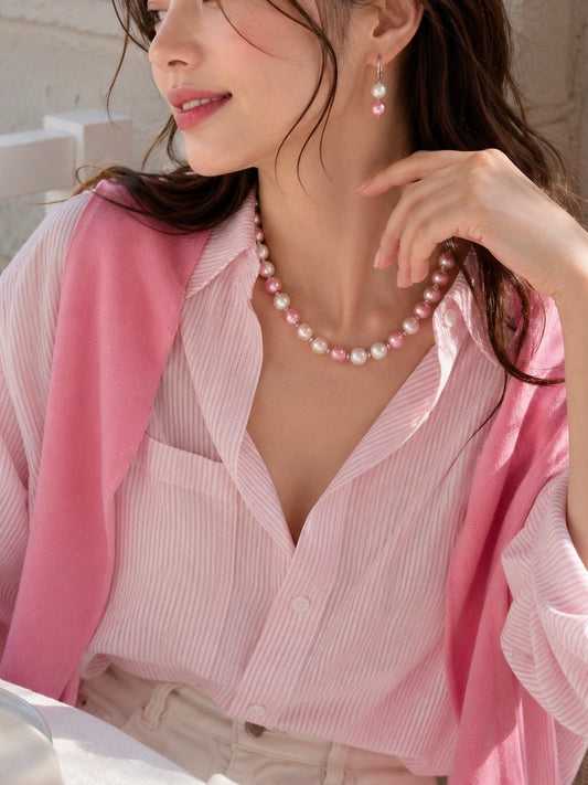 Color Pearl Earrings(カラーパール ピアス）
