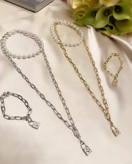 KEY CHARM DUO NECKACE（キーチャームデュオネックレス）