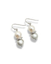 BI-COLOR LONG PEARL EARRINGS（バイカラーパールピアス）