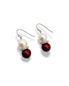 BI-COLOR LONG PEARL EARRINGS（バイカラーパールピアス）