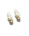 BI-COLOR LONG PEARL EARRINGS（バイカラーパールピアス）