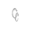 CRYSTAL / HOOP PIERCED EARRINGS（クリスタル/フープピアス）