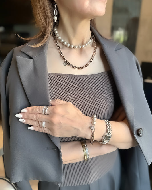 EARTH COLOR MANYWAY NECKLASE（アースカラーメニーウェイ ネックレス）