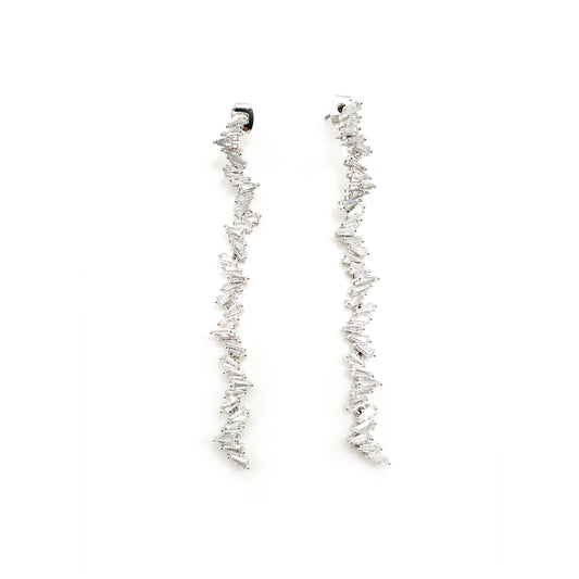 CRASH / LONG PIERCED EARRINGS（クラッシュ/ロングピアス）