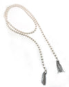 LONG PEARL TASSEL NECKLACE（ロングパールタッセルネックレス）