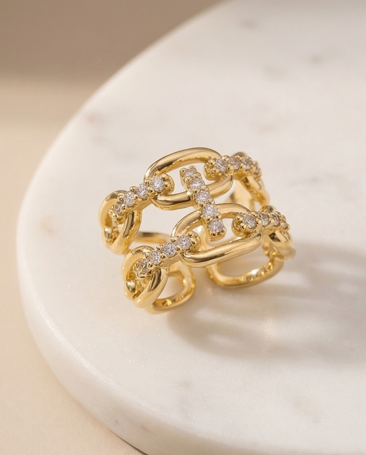 PAVÉ CHAIN RING（パヴェ チェーン リング）