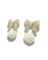 RIBBON  BABY PEARL PIERCE  （リボン ベビーパール ピアス）