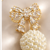 RIBBON  BABY PEARL PIERCE  （リボン ベビーパール ピアス）