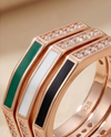LAYERED COLOR RING SET（レイヤードカラ—リングセット）