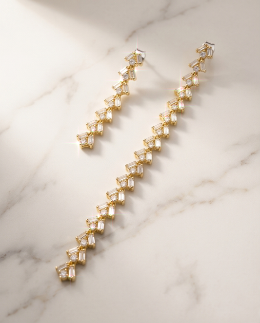 VILLA / LONG PIERCED EARRINGS（ヴィラ /ロングピアス）