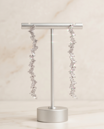 CRASH / LONG PIERCED EARRINGS（クラッシュ/ロングピアス）