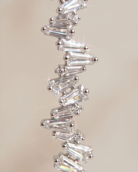 CRASH / LONG PIERCED EARRINGS（クラッシュ/ロングピアス）