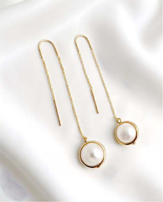 AIMMER PEARL PIERCED EARRINGS（エメ パール ピアス）