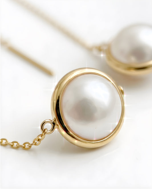 AIMMER PEARL PIERCED EARRINGS（エメ パール ピアス）