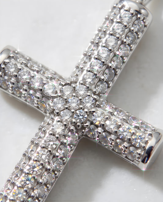 PAVÉ CROSS NECKLACE(パヴェクロスネックレス)