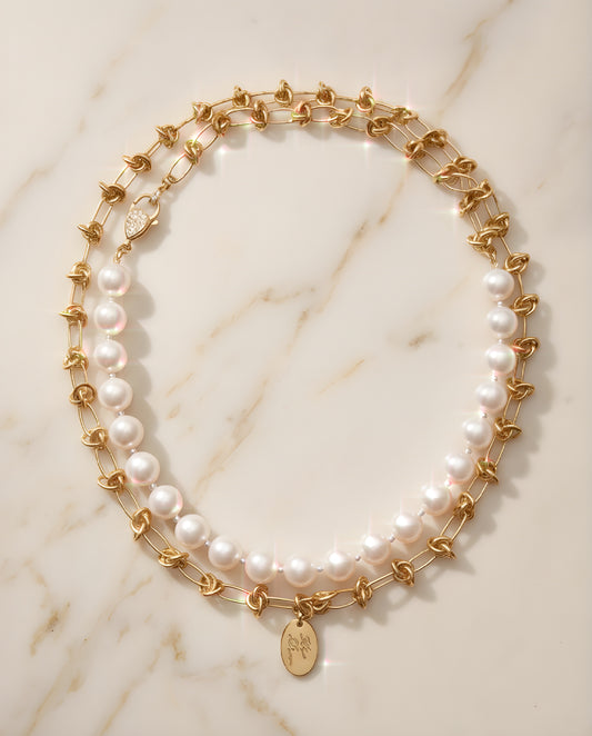 PEARL TWINE NECKLACE（パールトワインネックレス）