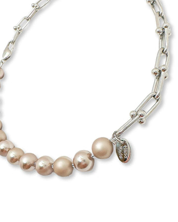 HALF PEARL SHIFT NECKLACE（ハーフパールシフト ネックレス）