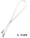 TWIN PEARL TASSEL NECKLACE（ツインパールタッセルネックレス）