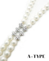 TWIN PEARL TASSEL NECKLACE（ツインパールタッセルネックレス）