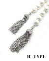 TWIN PEARL TASSEL NECKLACE（ツインパールタッセルネックレス）